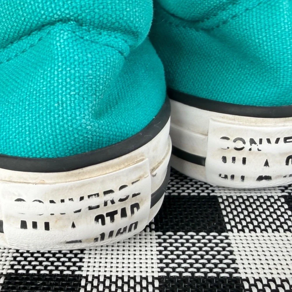 Converse Chuck Taylor Junior All Star‎ Low Top Teal Confetti Kids Shoes Size 2